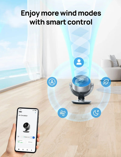 Smart Air Circulator Fan CF511S & Smart Tower Fan Cruiser Pro T3S - DREO